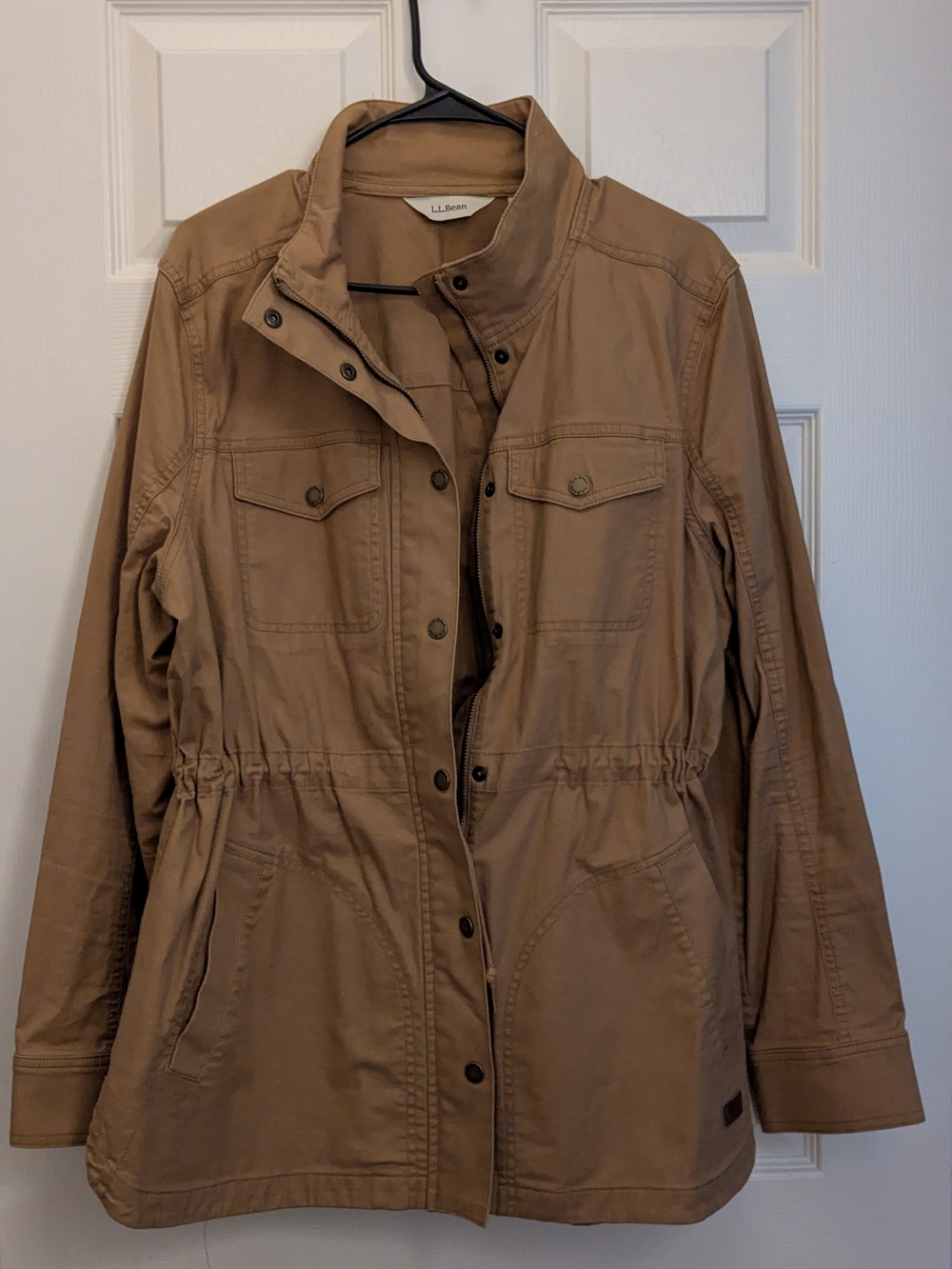 L.L. Bean Lightweight Khaki Utility Jacket - Picture 1 of 4
